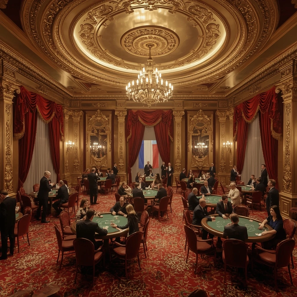 El casino y la bandera de Chile GUTS CASINO